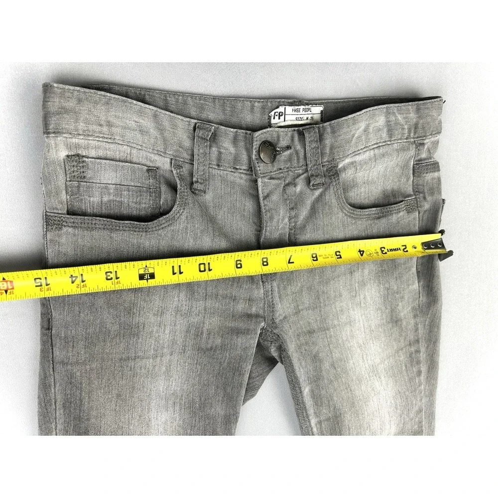 Free People Women's 26-28 Grey Skinny Jeans‎